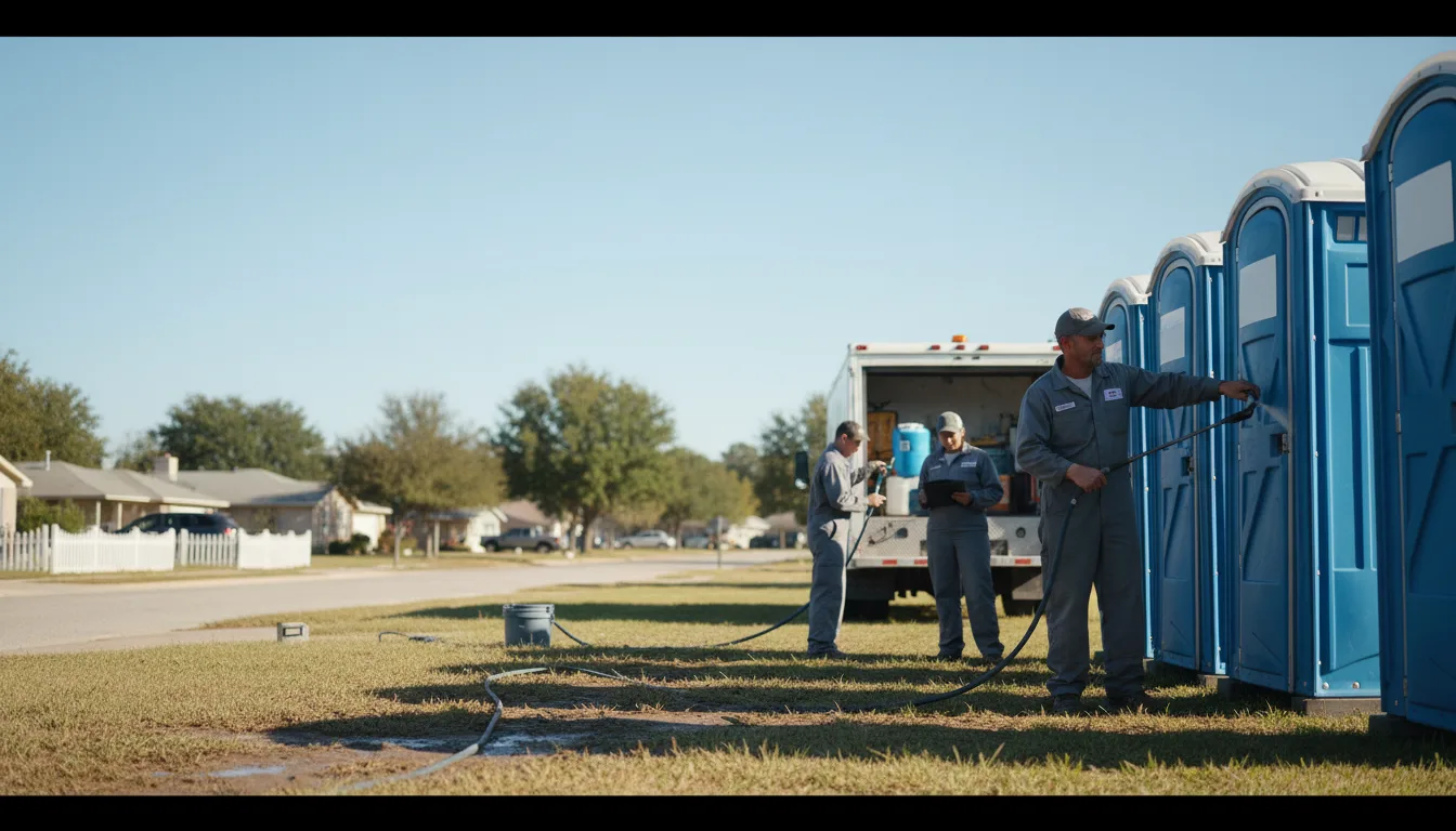 Long-Term Portable Toilet Rental in Georgetown, TX near me